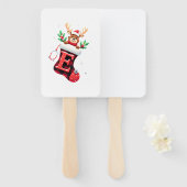 Christmas (3) handwaaier (Voorkant en achterkant)