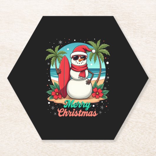 christmas (3) kartonnen onderzetters (Voorkant)