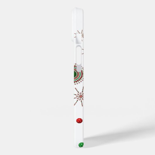 Christmas 3D Ornaments & Starbursts Case-Mate iPhone Case (Achterkant / Links)