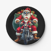 Christmas (4) papieren bordje (Voorkant)