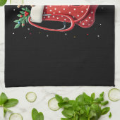 Christmas (4) theedoek (Gevouwen)