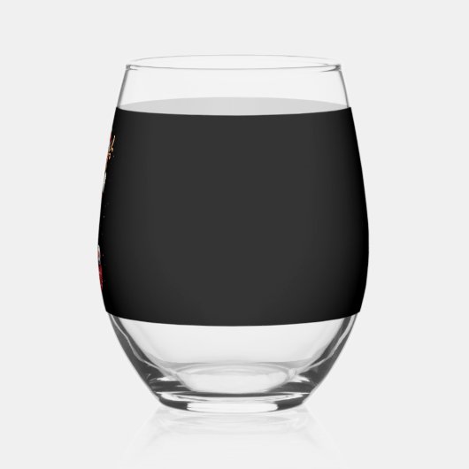 Christmas (4) wijnglas zonder voet (Links)