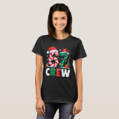 Christmas 67 Crew Brainrot Funny Candy Cane Lights T-shirt (Voorkant volledig)