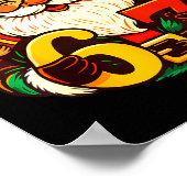 Christmas 67 Funny Xmas Santa Six Seven Meme Gen A Poster (Hoek)