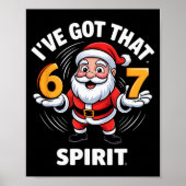 Christmas 67 Funny Xmas Six Seven Ugly Sweater 6-7 Poster (Voorkant)