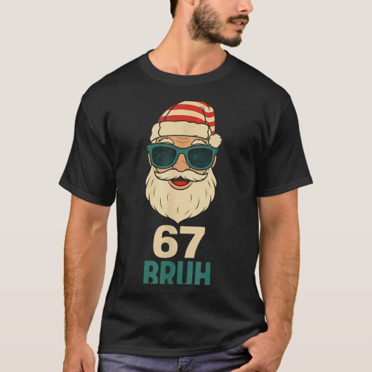 Christmas 67 Meme Design Funny Six Seven Hands 6 7 T-shirt (Voorkant)