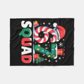 Christmas 67 Squad Brother 6-7 Funny Matching Cand Fleece Deken (Voorkant (Horizontaal))