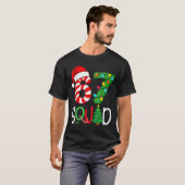Christmas 67 Squad Funny Candy Cane And Lights Xma T-shirt (Voorkant volledig)