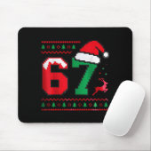 Christmas 67 Ugly Sweater Number 67 Design Muismat (Met muis)