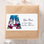 CHRISTMAS A BRIEF/INSPIRED SANTA MONOGRAM ETIKET (Insitu)