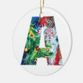 CHRISTMAS A BRIEF / SANTA MET CHRISTMAS TREE KERAMISCH ORNAMENT (Links)