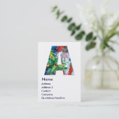 CHRISTMAS A BRIEF / SANTA MET CHRISTMAS TREE VISITEKAARTJE (Staand voorkant)