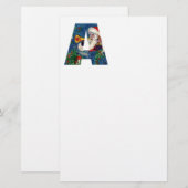 CHRISTMAS A LETTER/SANTA CLAUS BUGLER MONOGRAM BRIEFPAPIER (Voorkant / Achterkant)