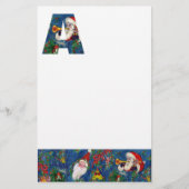 CHRISTMAS A LETTER/SANTA CLAUS BUGLER MONOGRAM BRIEFPAPIER (Voorkant)