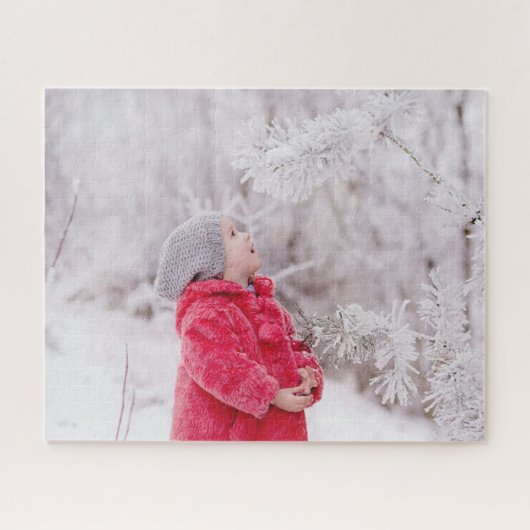 Christmas | Aangepaste foto Jigzaag Puzzle Gift Legpuzzel (Horizontaal)