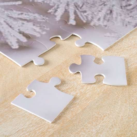 Christmas | Aangepaste foto Jigzaag Puzzle Gift Legpuzzel (Zijkant)