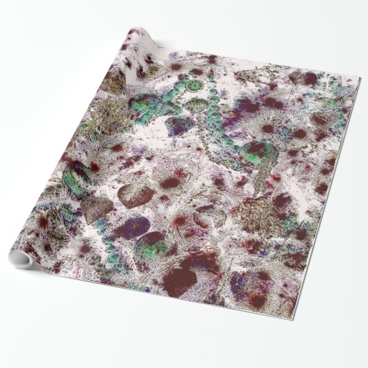 'Christmas Abstract' Holiday Gift Wrap Cadeaupapier (Uitgerold)