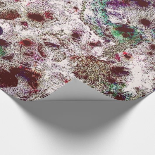 'Christmas Abstract' Holiday Gift Wrap Cadeaupapier (Hoek)