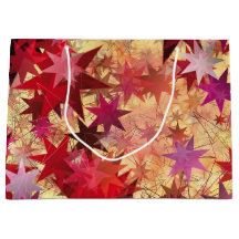 CHRISTMAS Abstracte rode roze bruine staren