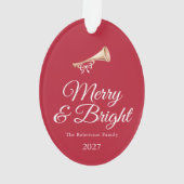 Christmas Acrylic Ornament with Toy Soldier (achterkant)