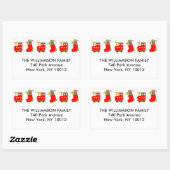 Christmas address labels (Vel)