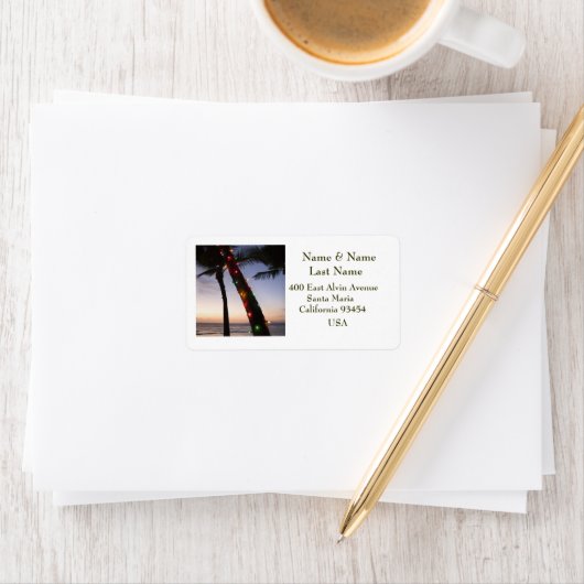 Christmas address labels (Insitu)