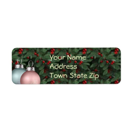 Christmas address labels (Voorkant)