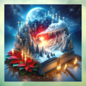 Christmas Advent Window Cling Raamsticker (Vel 3)