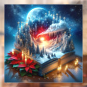 Christmas Advent Window Cling Raamsticker (Vel 2)