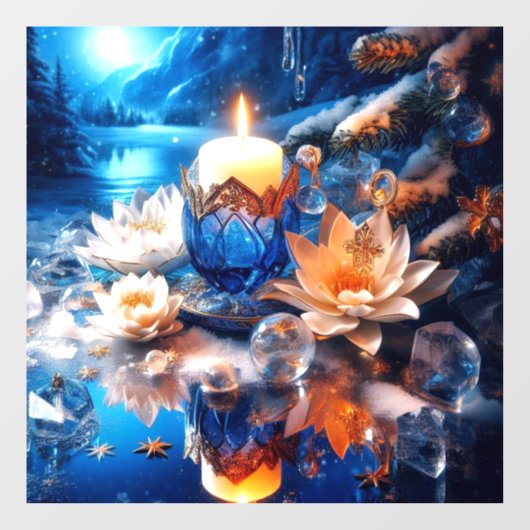 Christmas Advent Window Cling Raamsticker (Vel)