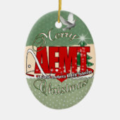 CHRISTMAS AEMT Advanced Emergency Medical Tech Keramisch Ornament (Voorkant)