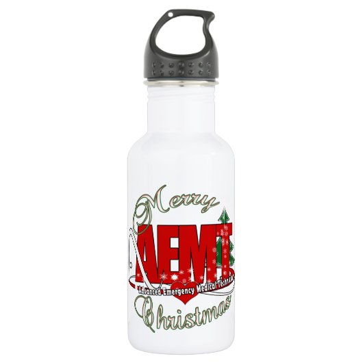 CHRISTMAS AEMT Advanced Emergency Medical Tech Waterfles (Voorkant)