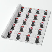 Christmas Affenpinscher voor Hondenliefhebber Vaka Cadeaupapier (Uitgerold)