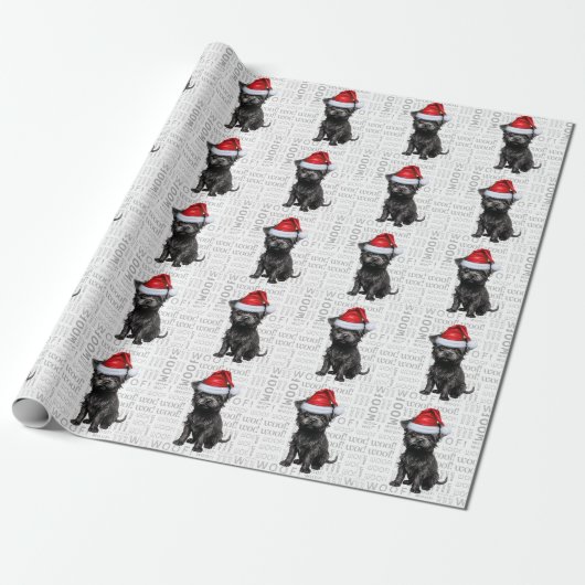 Christmas Affenpinscher voor Hondenliefhebber Vaka Cadeaupapier (Uitgerold)