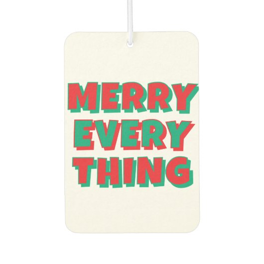 Christmas Air Freshener Luchtverfrisser (Voorkant)