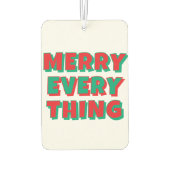 Christmas Air Freshener Luchtverfrisser (Achterkant)