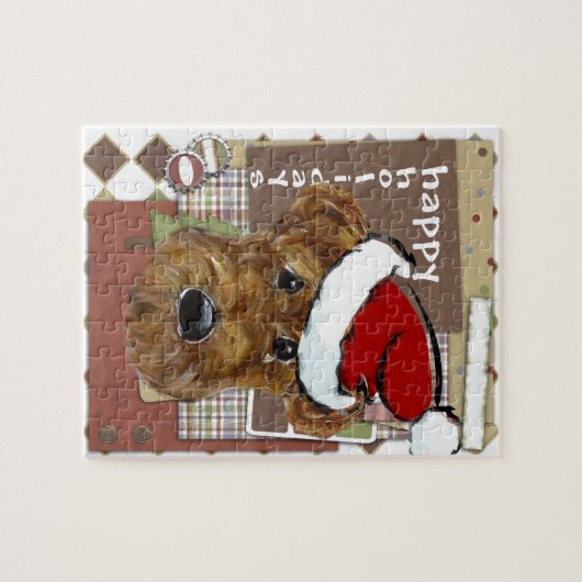 CHRISTMAS AIREDALE LEGPUZZEL (Horizontaal)