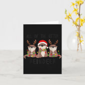 Christmas All Of The Otter Reindeer  Kaart (Gele Bloem)