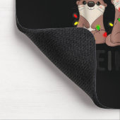 Christmas All Of The Otter Reindeer Muismat (Hoek)