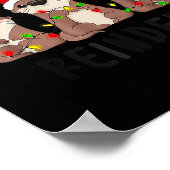 Christmas All Of The Otter Reindeer Poster (Hoek)