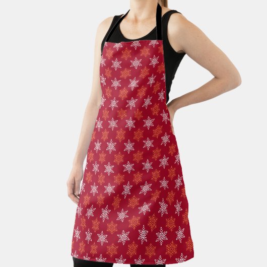 Christmas All-Over Print Apron Schort (Insitu)