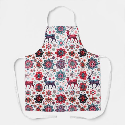 Christmas All-Over Print Winter Design Schort (Voorkant)