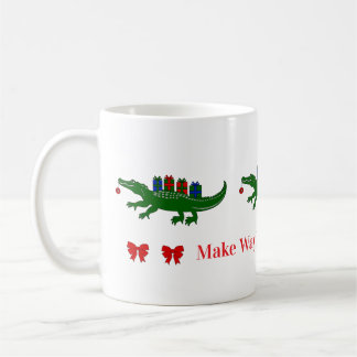 Christmas Alligator Mug Koffiemok