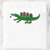 Christmas Alligator Stickers (Tas)