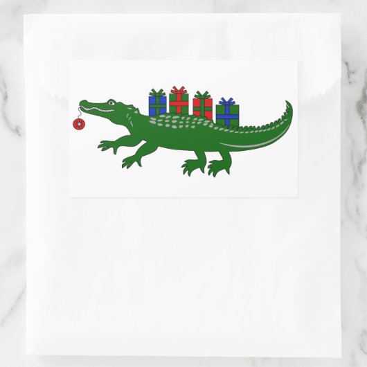 Christmas Alligator Stickers (Tas)