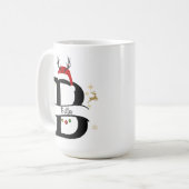 Christmas Alphabet Collection – Letter B Design Koffiemok (Voorkant links)