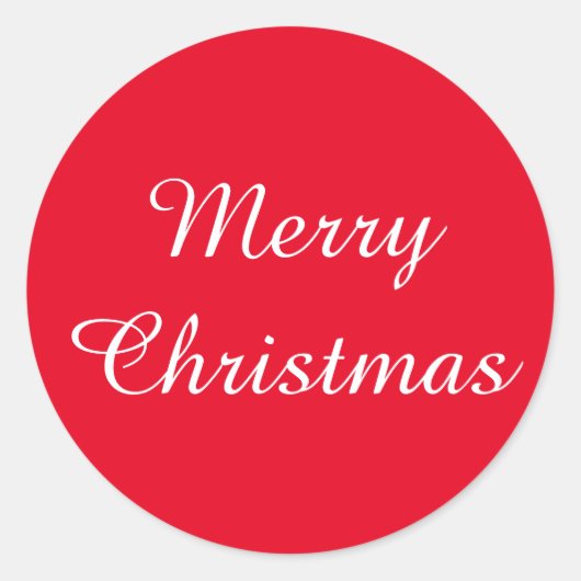 Christmas Amazone Witte Rode Sticker van Janz (Voorkant)