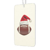 Christmas American Football Ball Santa Hat (1) Luchtverfrisser (Links)