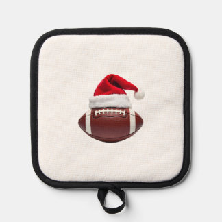 Christmas American Football Ball Santa Hat (1) Pannenlap
