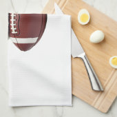 Christmas American Football Ball Santa Hat (1) Theedoek (Quarter Fold)